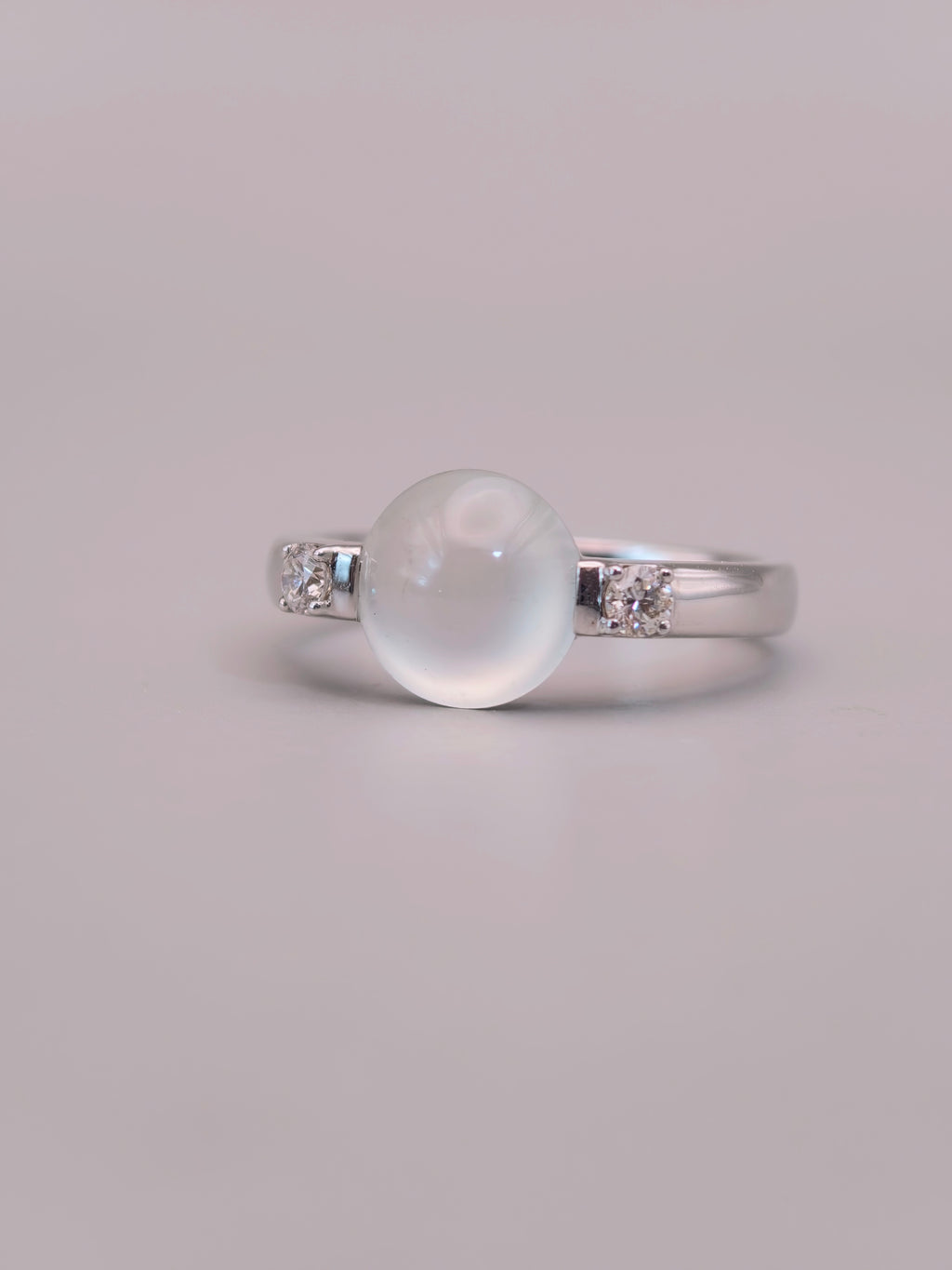 18K Icy Jadeite Ring｜18K冰玻翡翠戒指《玻光・粼粼》