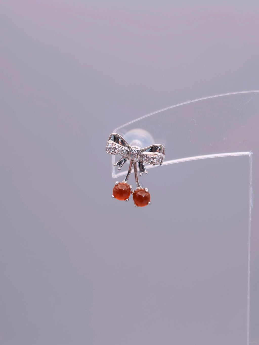 18K Jadeite Bow Earrings｜18K雙色翡翠蝴蝶結耳環《雙星・映翠》