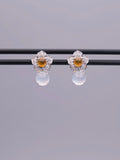 18K Jadeite Plum Blossom Earrings｜18K翡翠梅花耳環《一剪・梅》